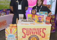 Sunnies are date growers from California. Luke Fountain and Carey Jimenez showcased their value added date energy balls.